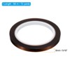 Unique Bargains Adhesive Versatile DIY Art Graphic Chart Thin Whiteboard Tape 5 Pcs - 2 of 4