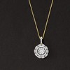 Ross-Simons 0.50 ct. t.w. Diamond Cluster Pendant Necklace in 14kt Yellow Gold - 3 of 4
