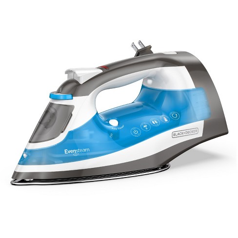 BLACK+DECKER ICR19XS One Step Steam Cord Reel Iron, Blue - image 1 of 4