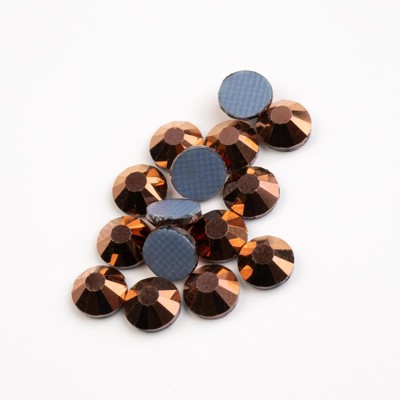 Crystal Lane DIY SS20 (4.7mm) Metallic Rose Gold Glass Flat Back Hotfix Rhinestones, 1440pcs
