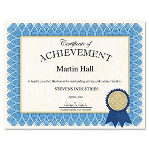 Geographics Certificate Kit Blue Spiral 47404 - 1 of 1