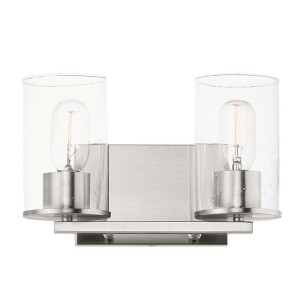 Maxim Lighting Sleek 2 - Light Vanity in  Satin Nickel - 1 of 4