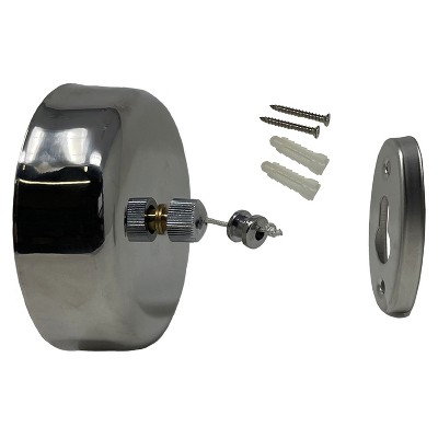 Chrome-Plated Steel Retractable Clothesline for Ceiling Mount