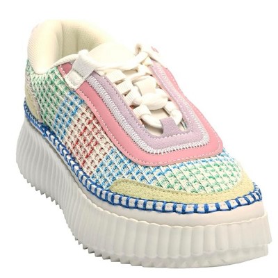 Женские кроссовки Hey Girl by Corkys Adventure Lace Up Front Sneakers, Multi (8) — фото 3
