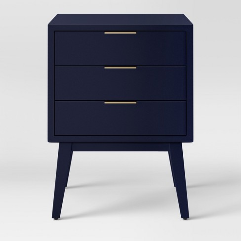 Hafley Three Drawer End Table Oxford Blue Project 62 Target