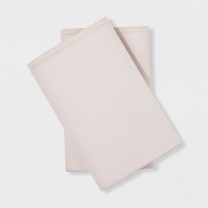 Modern Pillowcases (Standard) Taupe Hem 300 Thread Count - Project 62 + Nate Berkus , Brown Hem