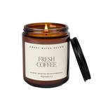 Sweet Water Decor Fresh Coffee 9oz Amber Jar Soy Candle