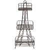 Three Tier Ville Des Lumieres Collection Eiffel Tower Spa Tower Bronze - ELLE DECOR: Metal Freestanding Bath Storage - 2 of 4