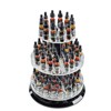Azar Displays Three Tier Revolving Tester Display 13.5"H x 11"Dia. - round slot 1" dia - 4 of 4