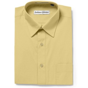 Gentlemens Collection Mens 1904 Short Sleeve Classic Fit Easy Care Dress Shirt- Many Colors Available - 1 of 1