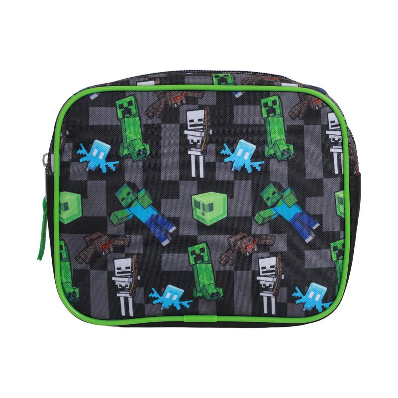 Minecraft Creeper 4-Piece Green Youth Kids Boys Duffle Bag Set, 4 of 7