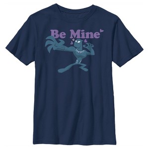 Boy's Marvel Black Panther Be Mine T-Shirt - 1 of 4