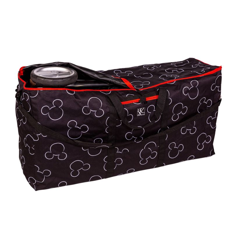 Disney Baby + J.L. Childress Single &#38; Double Stroller Travel Bag - Mickey Black, 1 of 9