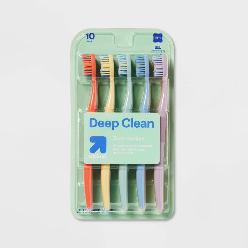 Deep Clean Toothbrushes Soft - up &#38; up&#8482;, 1 of 5