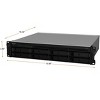 Synology RS1221RP+ RackStation NAS 8-Bay Diskless Storage System - 3 of 4