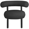 Meridian Furniture,Bordeaux Boucle Fabric Accent Chair - 3 of 4