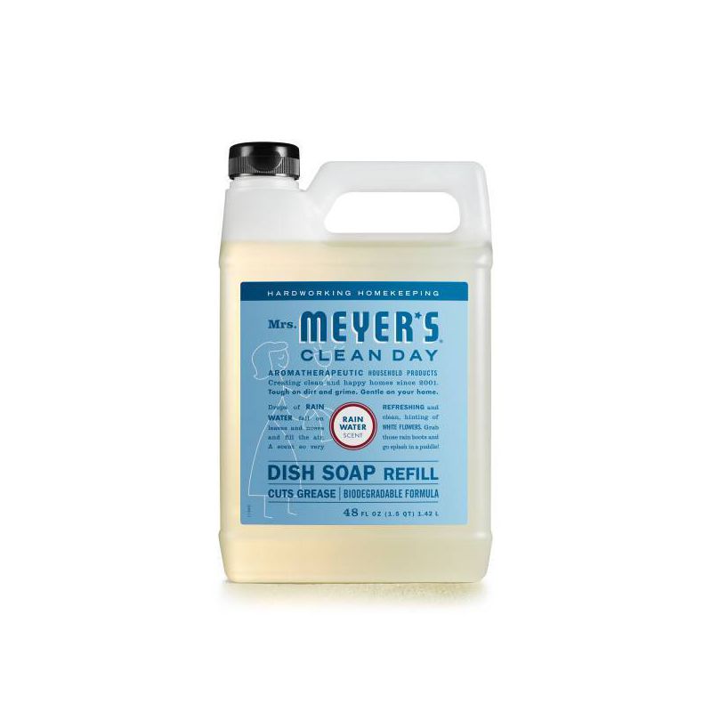 Mrs. Meyer&#39;s Clean Day Rain Water Dish Soap Refill - 48 fl oz, 1 of 9