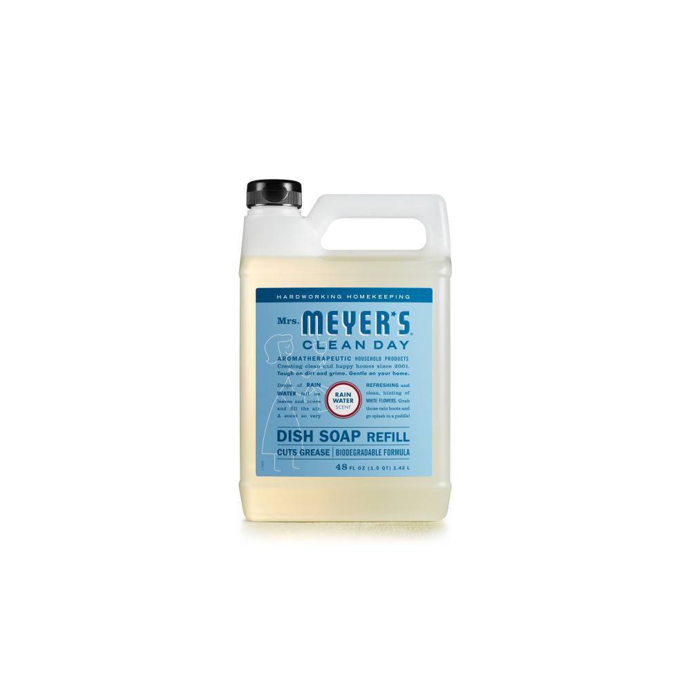 Mrs. Meyer&#39;s Clean Day Rain Water Dish Soap Refill - 48 fl oz