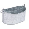BirdRock Home Galvanized Beverage Tub, Caddy and Tray Set - 3 Piece - 3 of 4