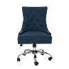 Kumasinova Upholstered Adjustable Height Office Chairs with Wheels,Ergonomic Office Chair with High-Back for Bedroom,Living Room,Studying - 2 of 4