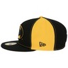 Adult Batman Logo Black & Yellow Panels New Era 59Fifty Fitted Hat - 3 of 4