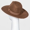 Women's Wide Brim Felt Fedora Hat - A New Day™ - image 2 of 2