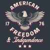 Men's Lost Gods American Freedom and Independence T-Shirt - 2 of 4