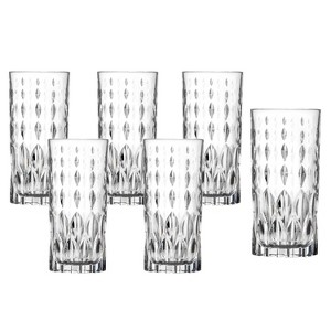 Lorren Home Trends Marilyn Set of 6 High Ball - 1 of 4