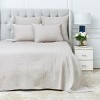 EY Essentials 20" x 36" Nunzia Oyster Decorative Bedding Premium Cotton Rectangle King Sham - 3 of 4
