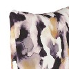 Print Square Throw Pillow Lavender - Skyline Furniture: Modern Linen & Cotton, Zipper Closure - 3 of 4
