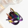 Unique Bargains Sequined Feathers Party Mask 1 Pc - 4 of 4