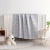 3 Layer Muslin Cotton Toddler Blanket, Super Soft and Warm Crib Blanket - NTBAY - 4 of 4