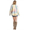 Women's Raglan Sleeve Raw Edged Top - umgee - 3 of 3