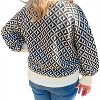 Women's BUTTON DETAIL PATTERNED SWEATER - Vine & Love - image 3 of 3