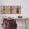 Stupell Industries Fun Halloween Friends 3pc Framed Giclee Art Set, Black, 20" x 30" - 2 of 4