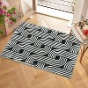 Area Rug, Anti Slip, Washable Area Rug, Pet Friendly, Faux Cashmere Modern Carpet for Living Room Bedroom - 4 of 4