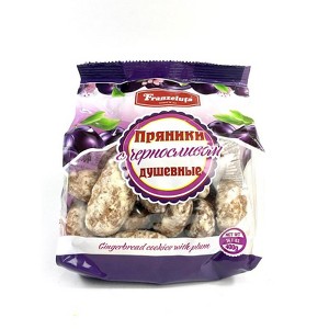Franzeluta Gingerbread Cookies with Plum 400g - Delicious Spiced Cake with Juicy Plum Filling - Perfect Holiday Treat for Sna - 1 of 1