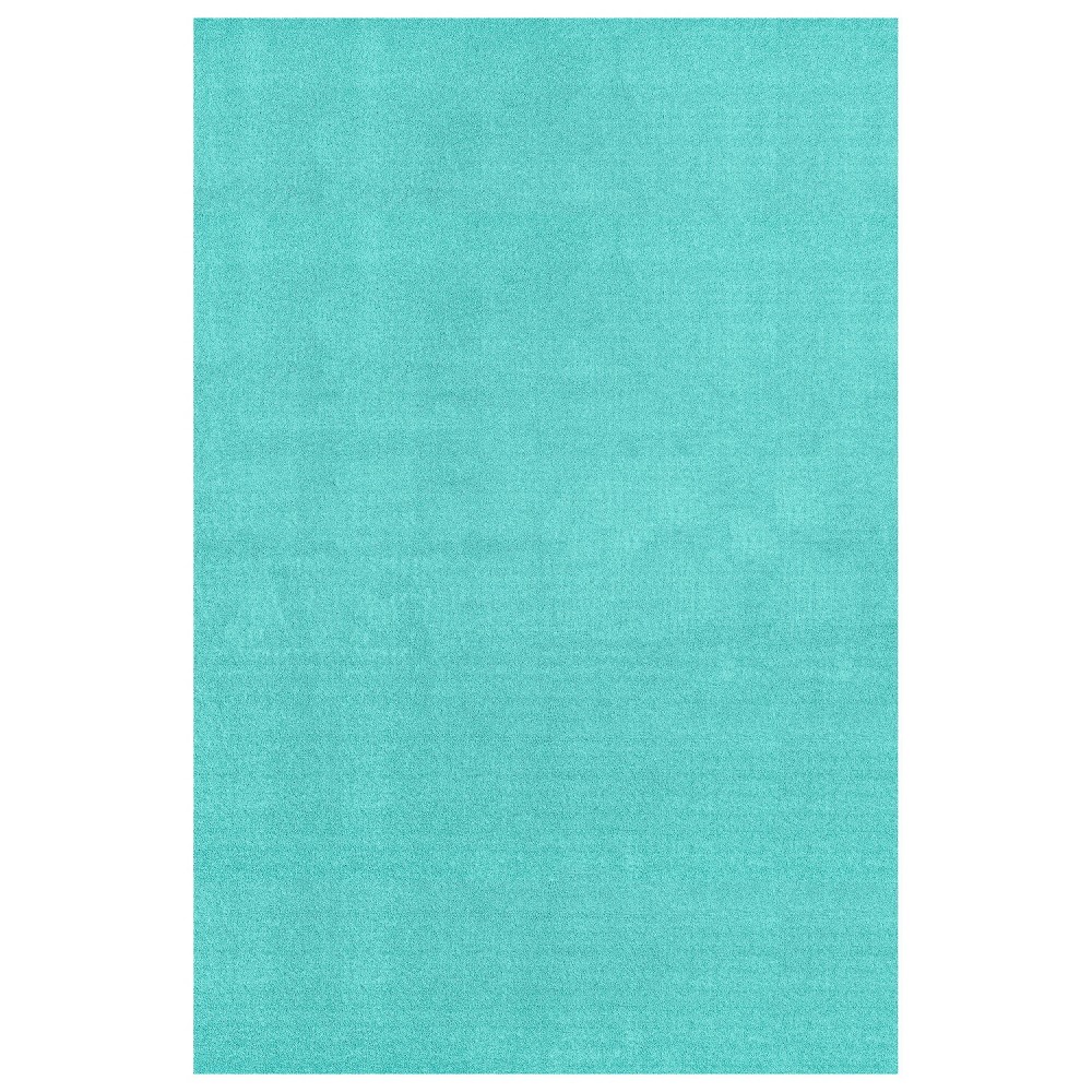 Photos - Bath Mat Garland Rug Gramercy 6'x9' Bathroom Carpet Sea Foam: Machine Washable, Non