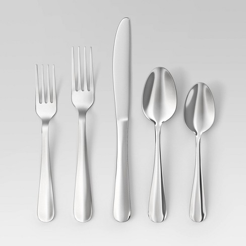 20pc Shapleigh Flatware Set Matte Black - Threshold™