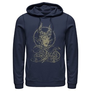 Men's Sleeping Beauty Maleficent Twisted Queen Pull Over Hoodie - 1 of 3