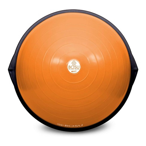 Bosu 72-10850 Home Gym Equipment The Original Balance Trainer 65 Cm  Diameter, Orange And Black : Target