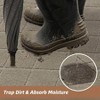 Dirt Trapper Door 32 inchx 48 inch Doormat Non - Slip Entryway Rug Washable Beige Stain Resistant Absorbent Muddy Shoes Paws - 3 of 4