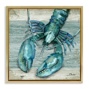 Stupell Industries Northpoint Lobster Rustic Sealife, 25" x 25" - 1 of 4