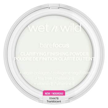Wet n Wild Bare Focus Finish Setting Powder - Translucent - 0.27oz