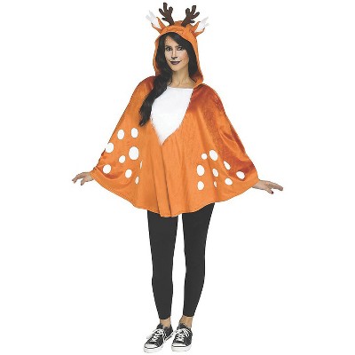 Fun World Womens Pullover Faun Character Costume - One Size Fits Most - Brown