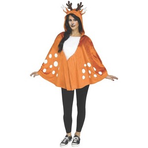 Fun World Womens Pullover Faun Character Costume - One Size Fits Most - Brown - 1 of 3