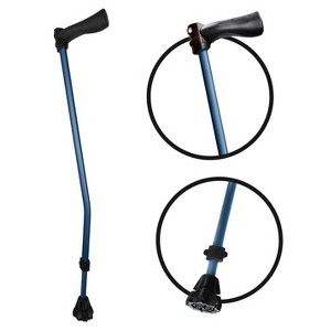 Luupatchy Cyclone Cane - Lightweight All-Terrain Walking Aid for Hiking & Travel, Adjustable, Waterproof, V-Tec Grip for Comfort & Stability - 1 of 4