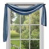 GoodGram Royal Ombre Crushed Semi Sheer Complete 3 Pc. Window Curtains & Scarf Set - 2 of 3