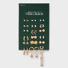 Sun and Moon Earring Set 18pc - Wild Fable™ Gold - 2 of 3