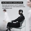 Sony Best Wireless Noise Canceling Headphones Black with Wood Headphone Stand - 4 of 4